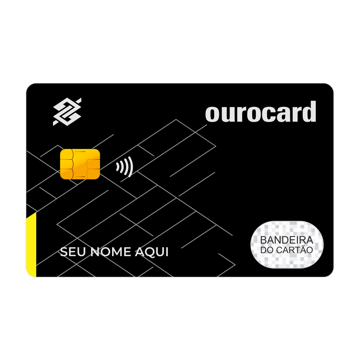 CAPACARD - Película Adesiva Para Cartão Frente e Verso - BB Ourocard