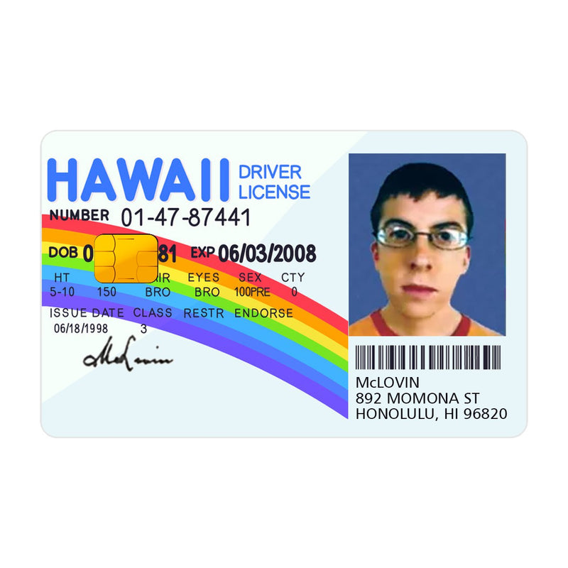 CAPACARD - Película Adesiva Para Cartão - McLovin M1