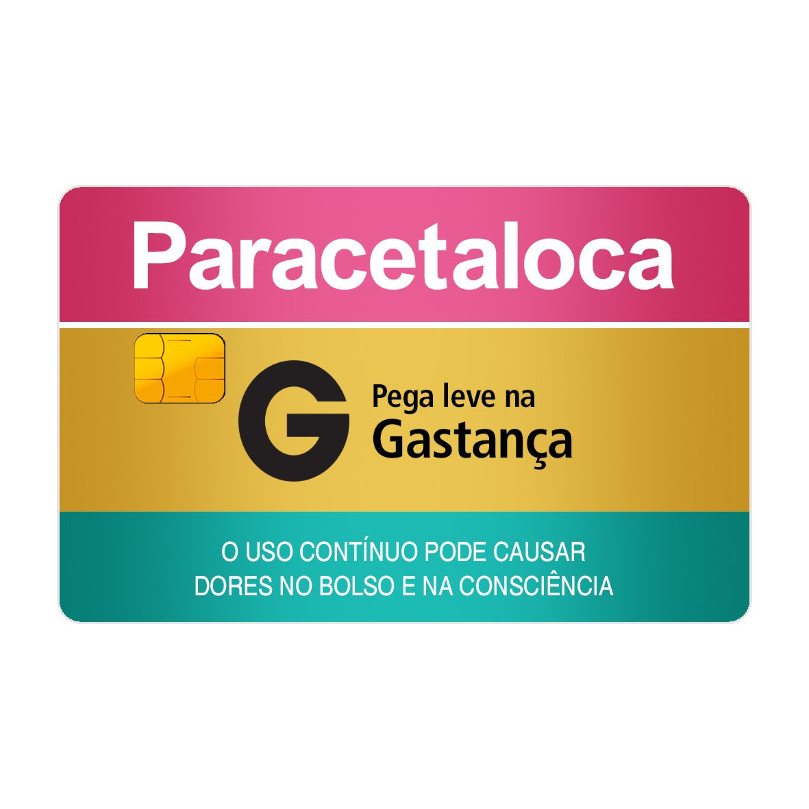 Adesivo Para Cartão - Paracetaloca