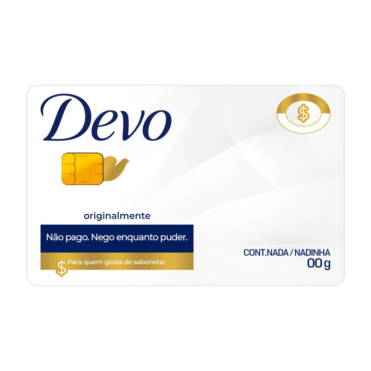 Adesivo Para Cartão - Devo