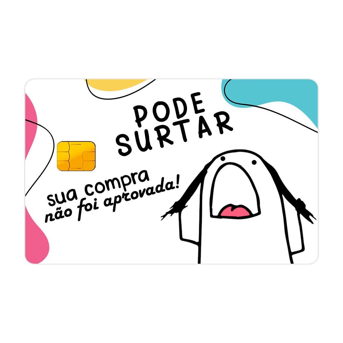 CAPACARD - Película Adesiva Para Cartão - Pode Surtar