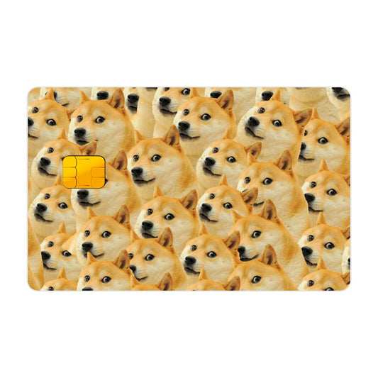 CAPACARD - Película Adesiva Para Cartão - Dogecoin