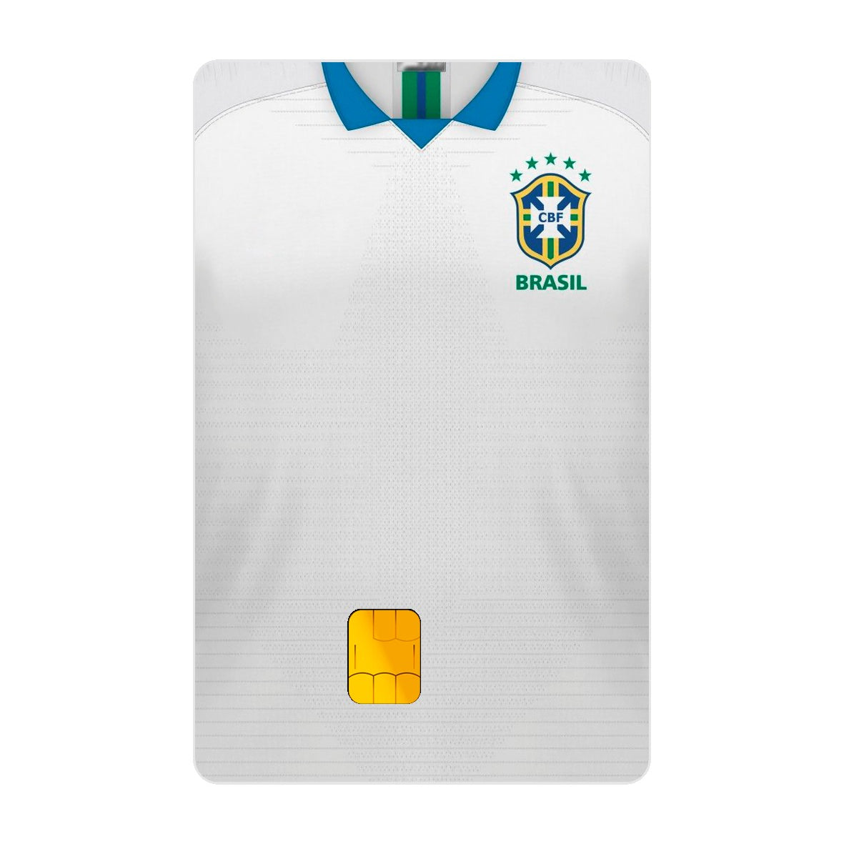 CAPACARD - Película Adesiva Para Cartão - Camisa Seleção Brasileira C3