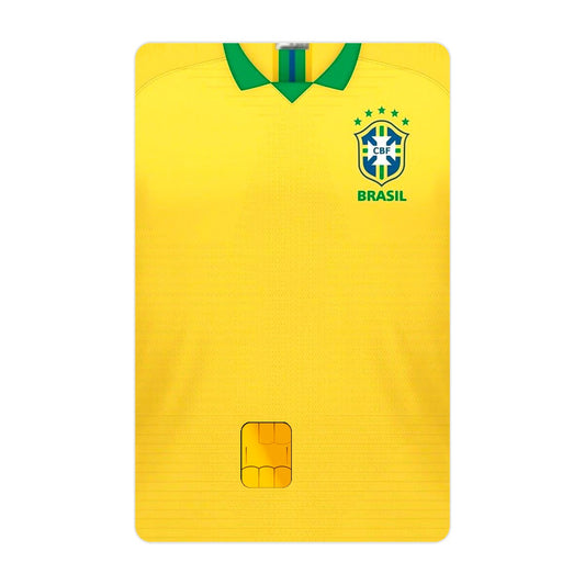 CAPACARD - Película Adesiva Para Cartão - Camisa Seleção Brasileira C5