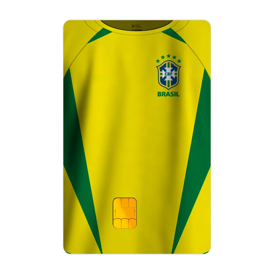 CAPACARD - Película Adesiva Para Cartão - Camisa Seleção Brasileira C6