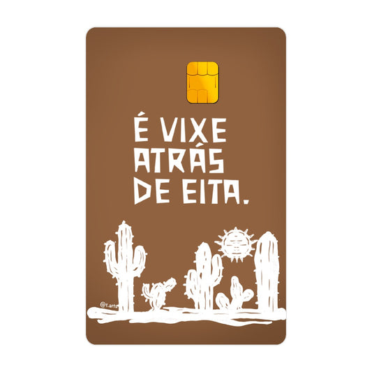 Adesivo Para Cartão - É Vixe Atrás De Eita