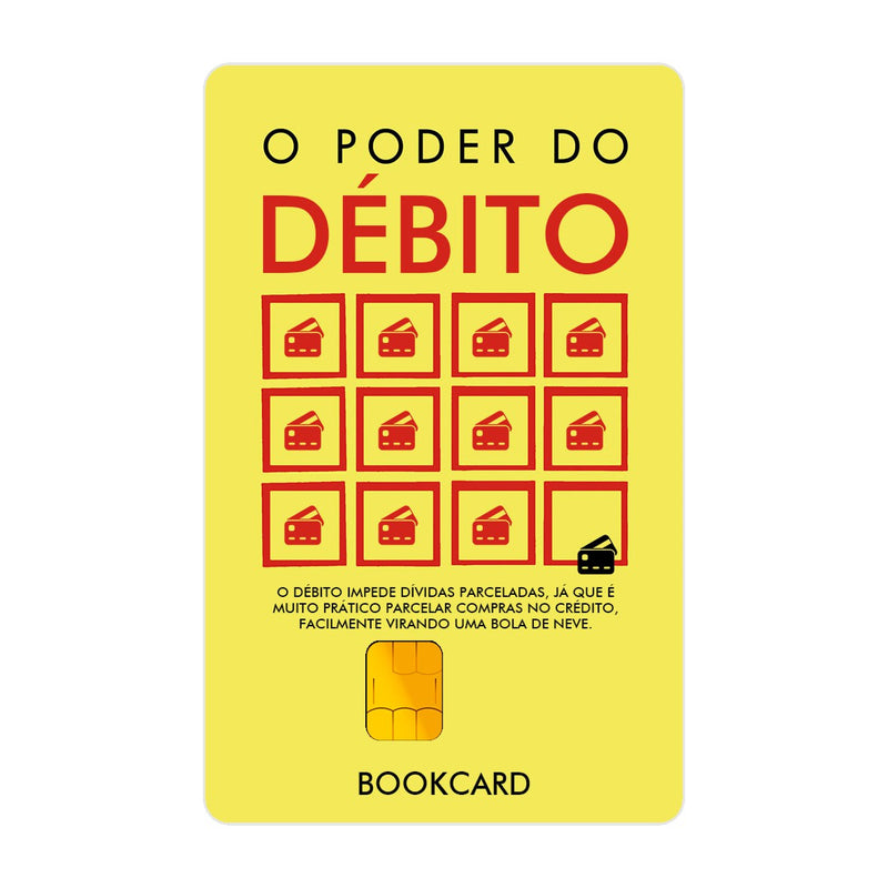 CAPACARD - Película Adesiva Para Cartão - O Poder Do Débito