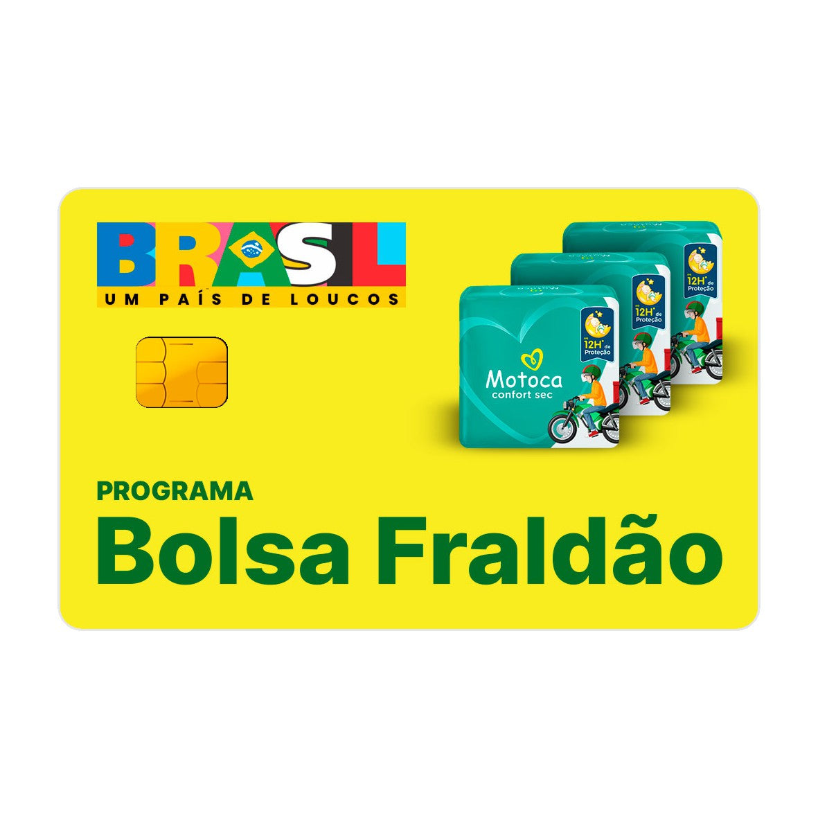 Adesivo Para Cartão - Bolsa Fraldão