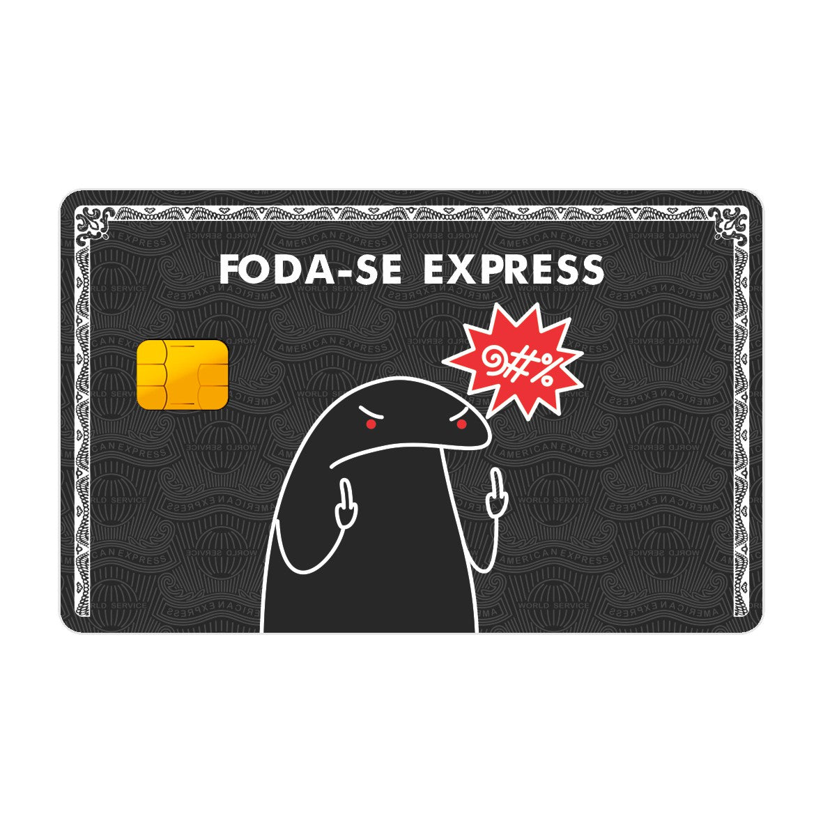 CAPACARD - Película Adesiva Para Cartão - Foda-s# Express