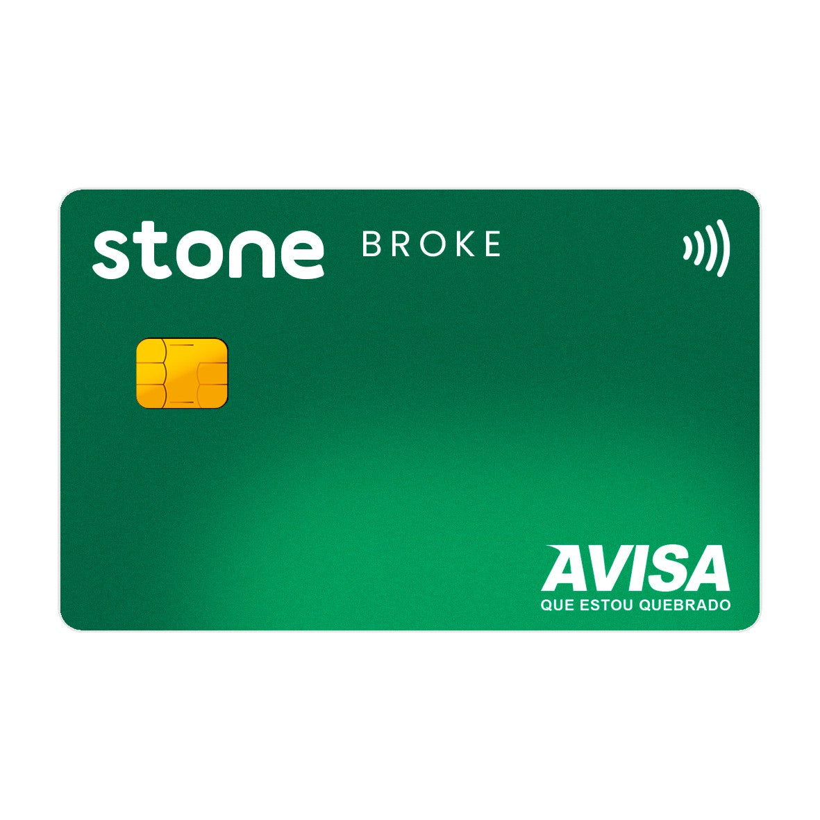 Adesivo Para Cartão - Stone Broke