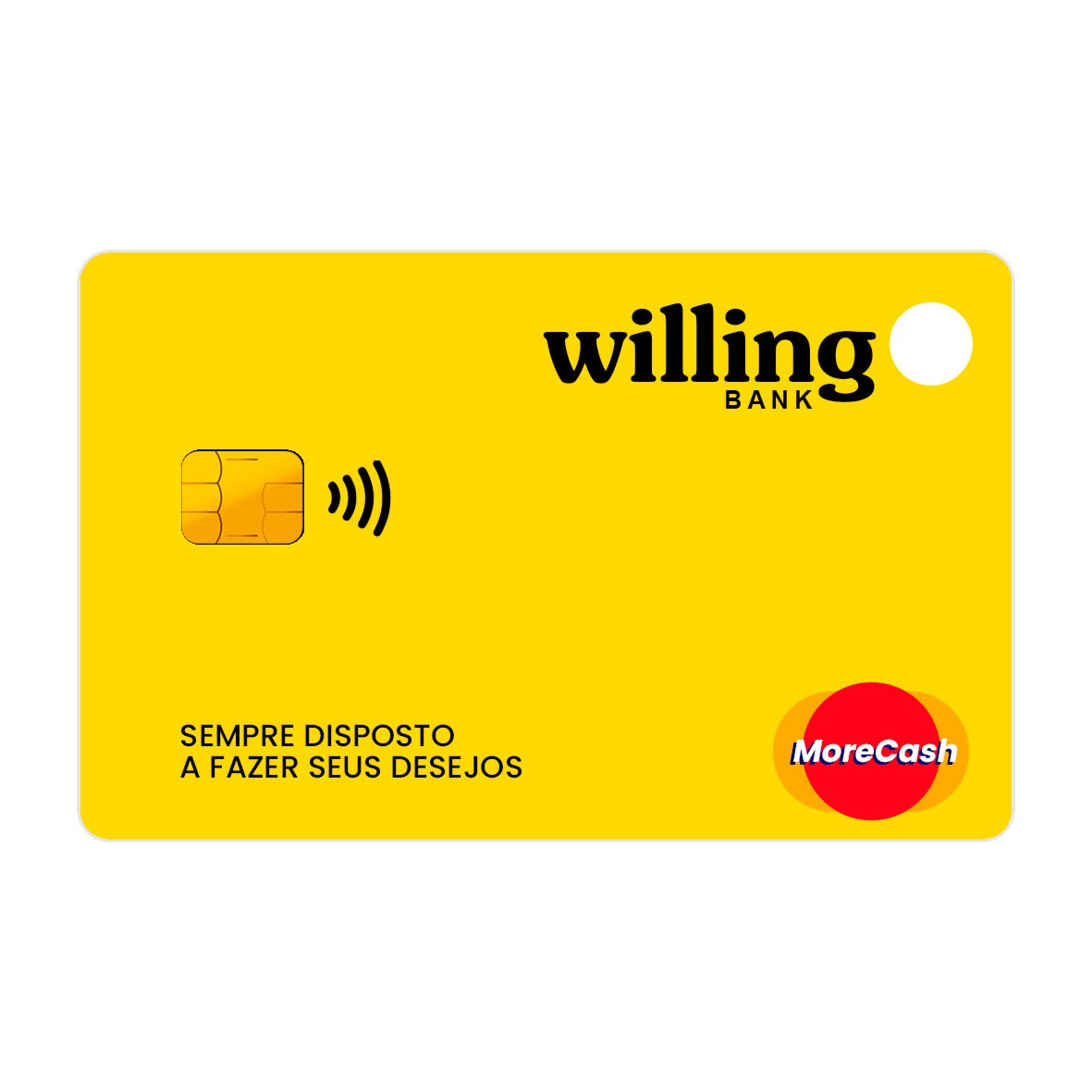 Adesivo Para Cartão - Willing Bank