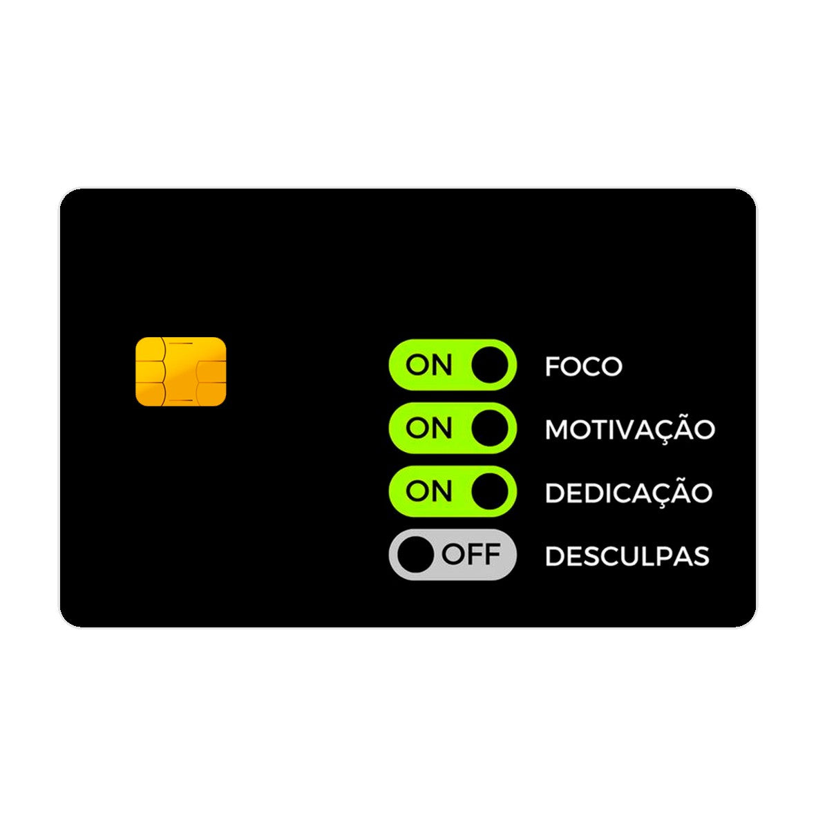 CAPACARD - Película Adesiva Para Cartão - On Off