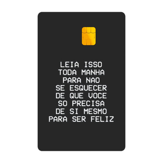 Adesivo Para Cartão - Leia Isso