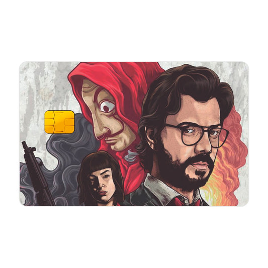 CAPACARD - Película Adesiva Para Cartão - La Casa De Papel Fanart