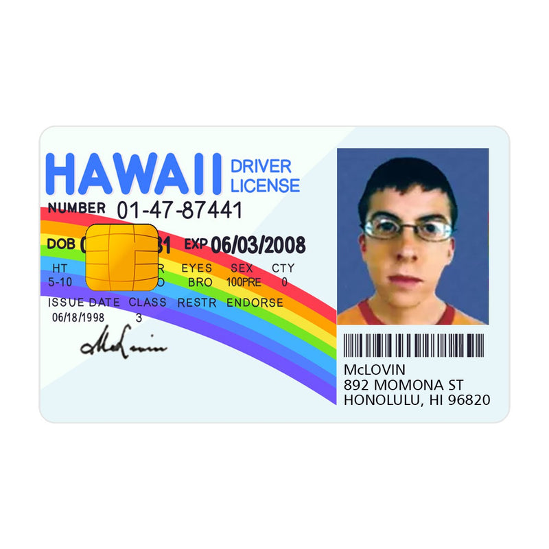 CAPACARD - Película Adesiva Para Cartão - McLovin M1