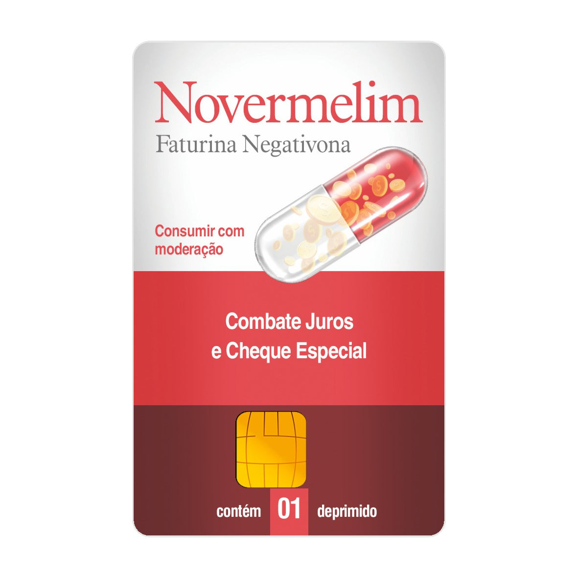 Adesivo Para Cartão - Novermelim