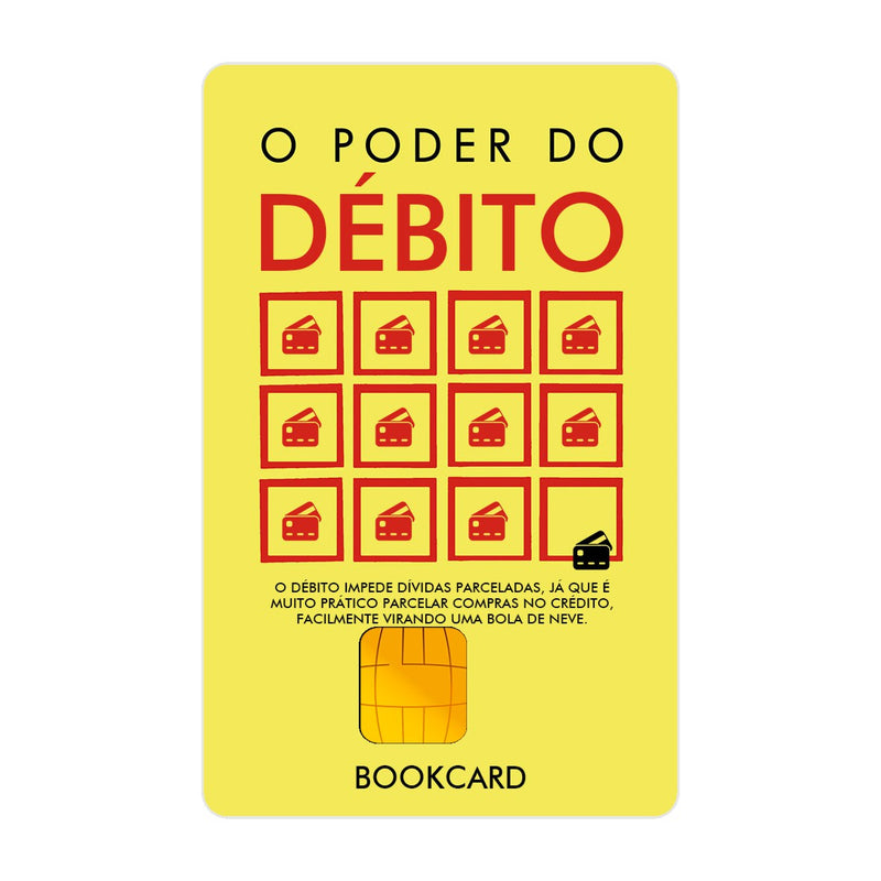 CAPACARD - Película Adesiva Para Cartão - O Poder Do Débito