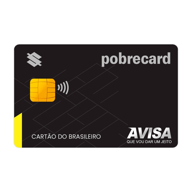 CAPACARD - Película Adesiva Para Cartão - Pobrecard