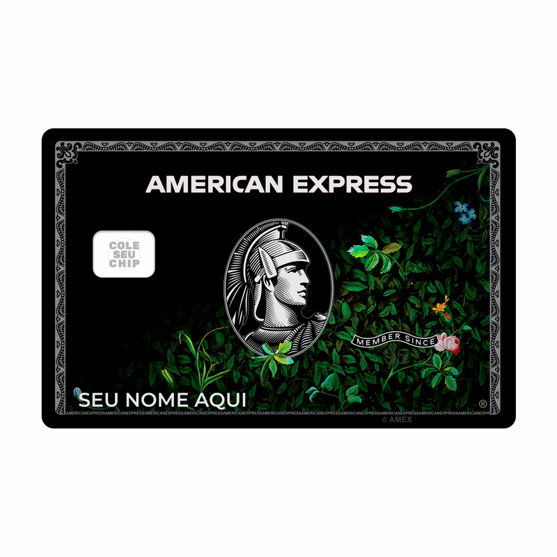 METACARD - Cartão De Plástico Com Impressão Digital UV - Amex Design