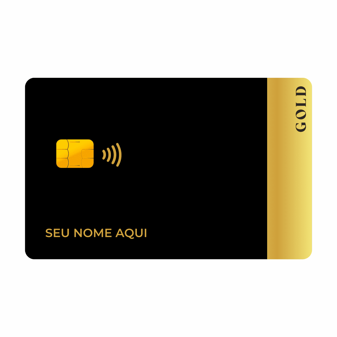 CAPACARD - Película Adesiva Para Cartão Frente e Verso - Gold