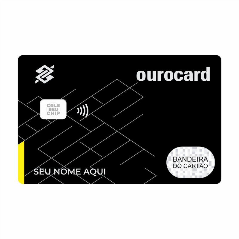 METACARD - Cartão De Plástico Com Impressão Digital UV - BB Ourocard