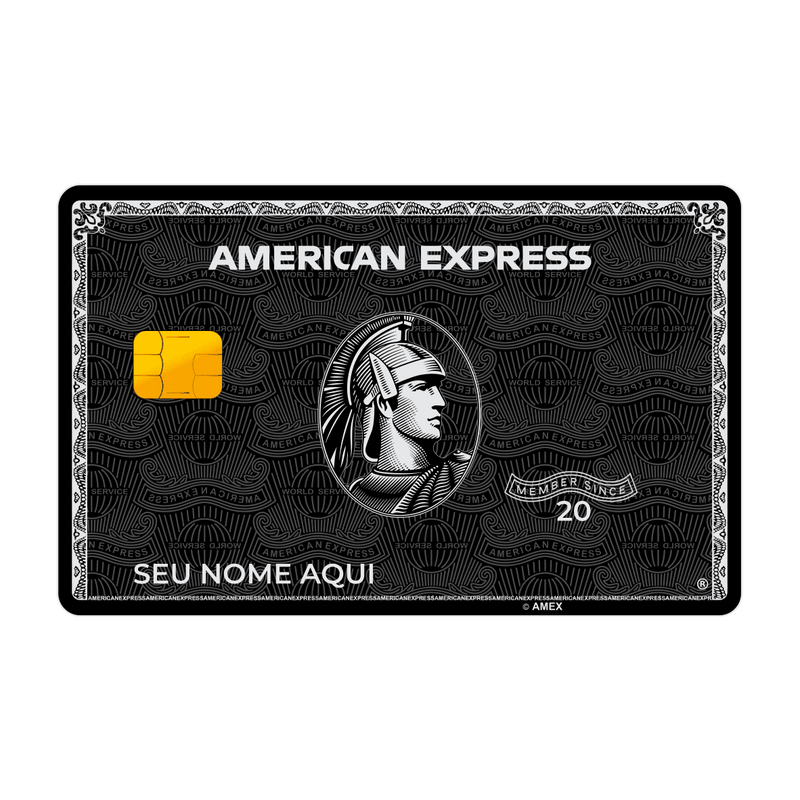 WONDCARD - Cartão De Metal - Amex Black