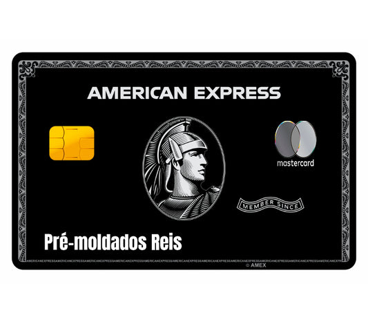 CAPACARD - Película Adesiva Para Cartão Frente e Verso - Amex Centurion