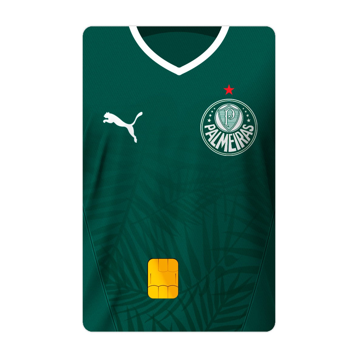 CAPACARD - Película Adesiva Para Cartão - Manto Sagrado Palmeiras