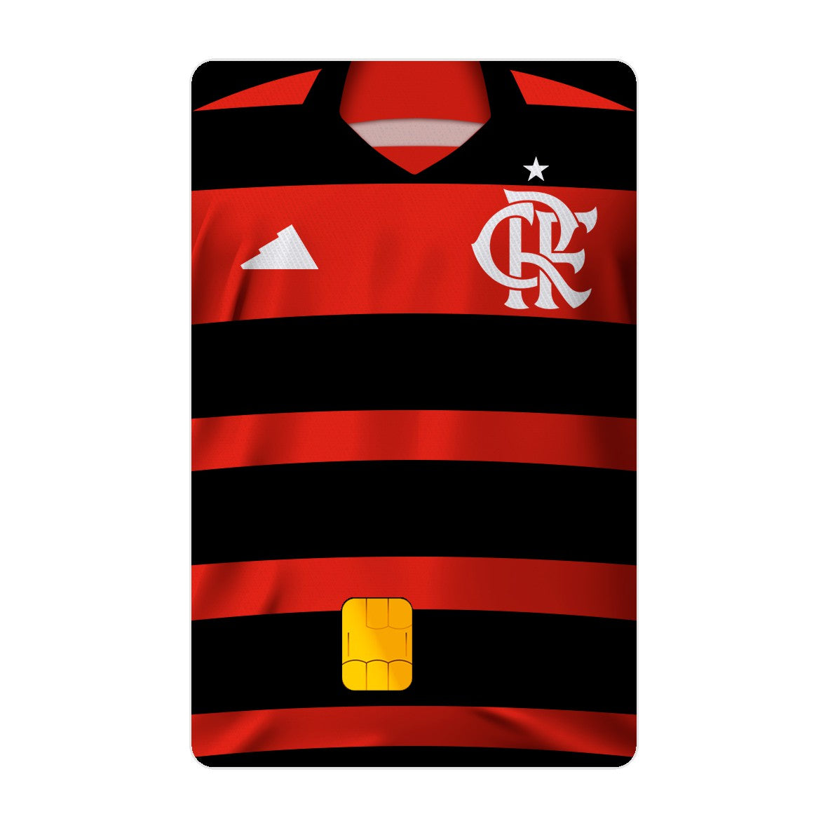 CAPACARD - Película Adesiva Para Cartão - Manto Sagrado Flamengo