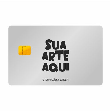 WONDCARD - Crie Seu Cartão De Metal Silver Do Seu Jeito