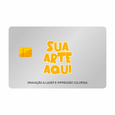 WONDCARD - Crie Seu Cartão De Metal Silver Do Seu Jeito