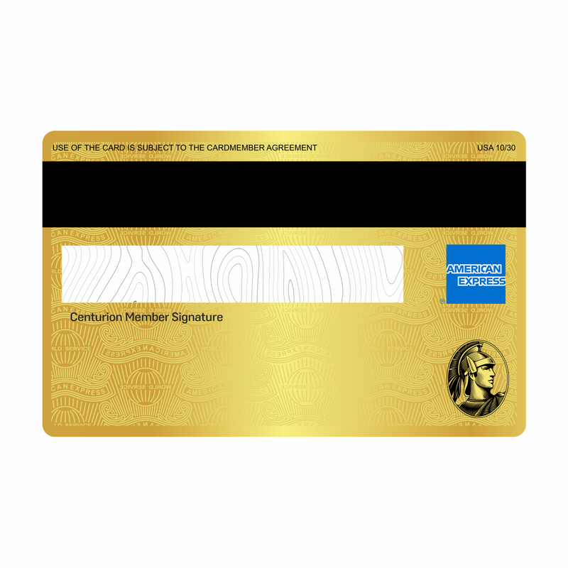 METACARD - Cartão De Plástico Com Impressão Digital UV - Amex Gold