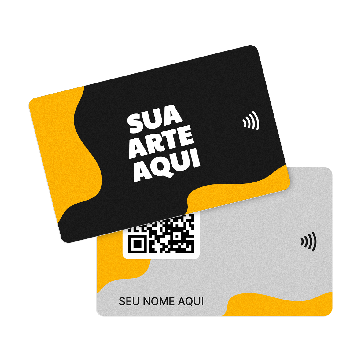 Crie Seu Cartão De Visita Eletrônico NFC Personalizado Com Impressão Digital